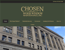 Tablet Screenshot of chosenwwm.com